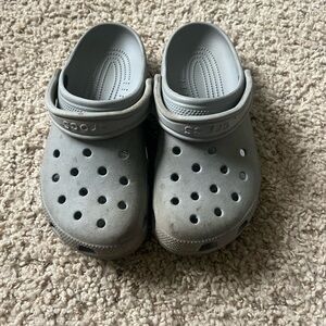 Gray Crocs